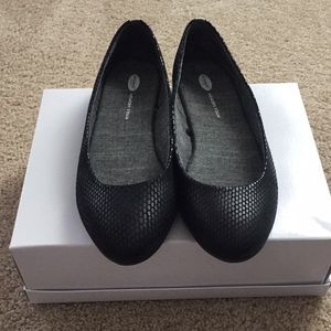 Black Dr. Scholls flats Size 10